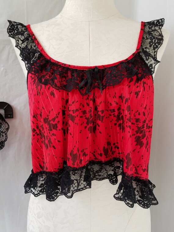 Vintage " STROKE of MIDNIGHT " Cami 2 pc. Set  RE… - image 3