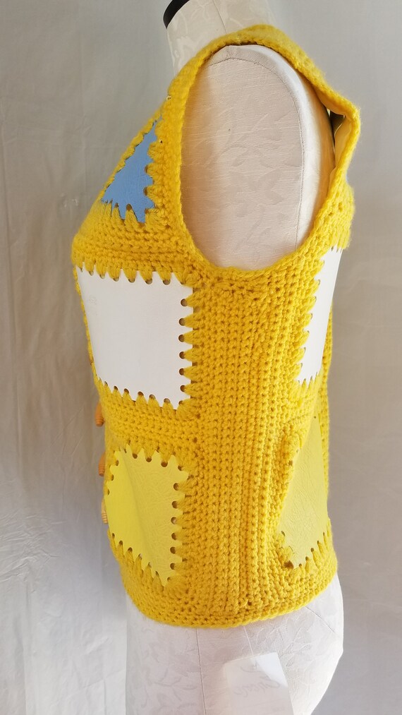 1960's-1970's Handcrafted / Knitted Vest & Matching Bag - Etsy 1960's-1970's Handcrafted / Knitted Vest & Matching Bag - Etsy