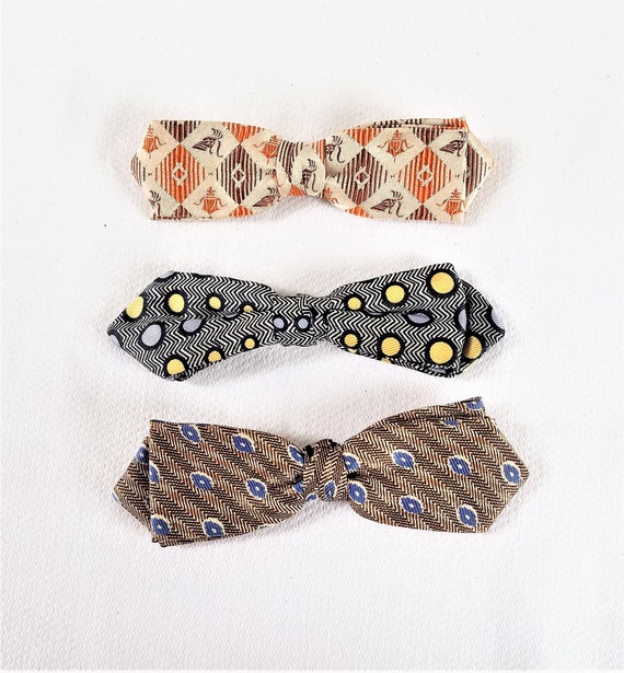 1940's-50's BOW TIE COLLECTION Lot of 3