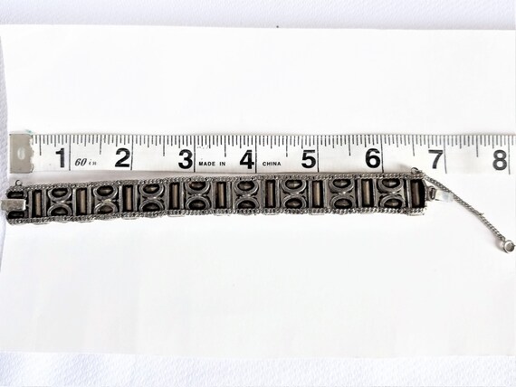Vintage RHINESTONE/CRYSTAL STATEMENT Bracelet - image 4