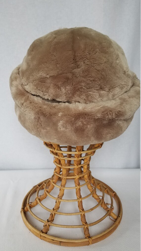 Vintage DON MARSHALL  Sheared Fur Hat - image 3