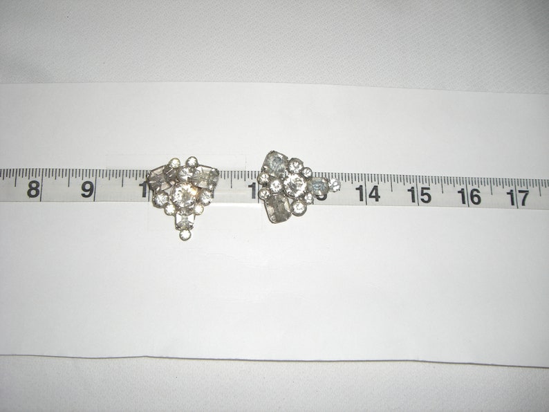 1930's-40's RHINESTONE FUR CLIP Set image 5