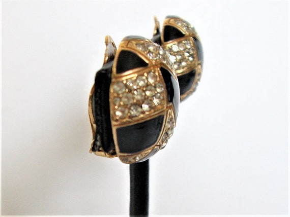 Vintage CINER EARRINGS Clip on - image 7