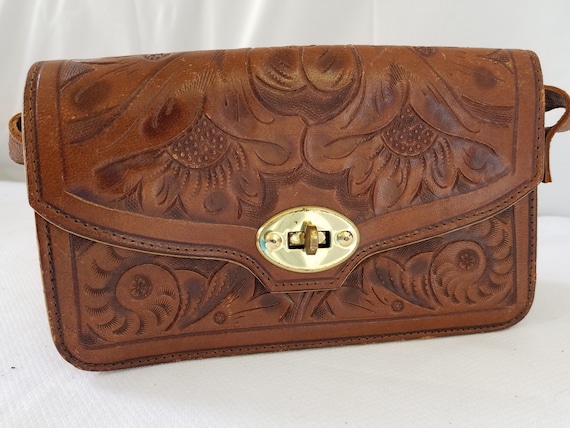 1950's-60's HAND TOOLED HANDCRAFTED Purse  Gaitan… - image 2