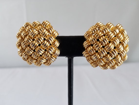 1960's-70's CHRISTIAN DIOR Clip on Earrings