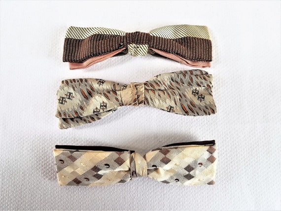 1940's-50's BOW TIE COLLECTION Lot of 3