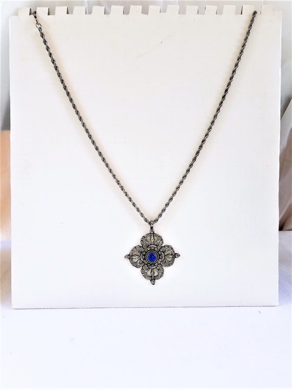 Vintage MEDIEVAL STYLE PENDANT - image 1