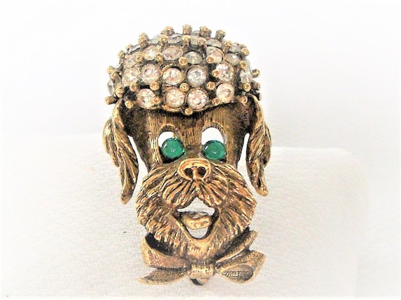 1950's-60's JEANNE POODLE Collectible Brooch/Pin