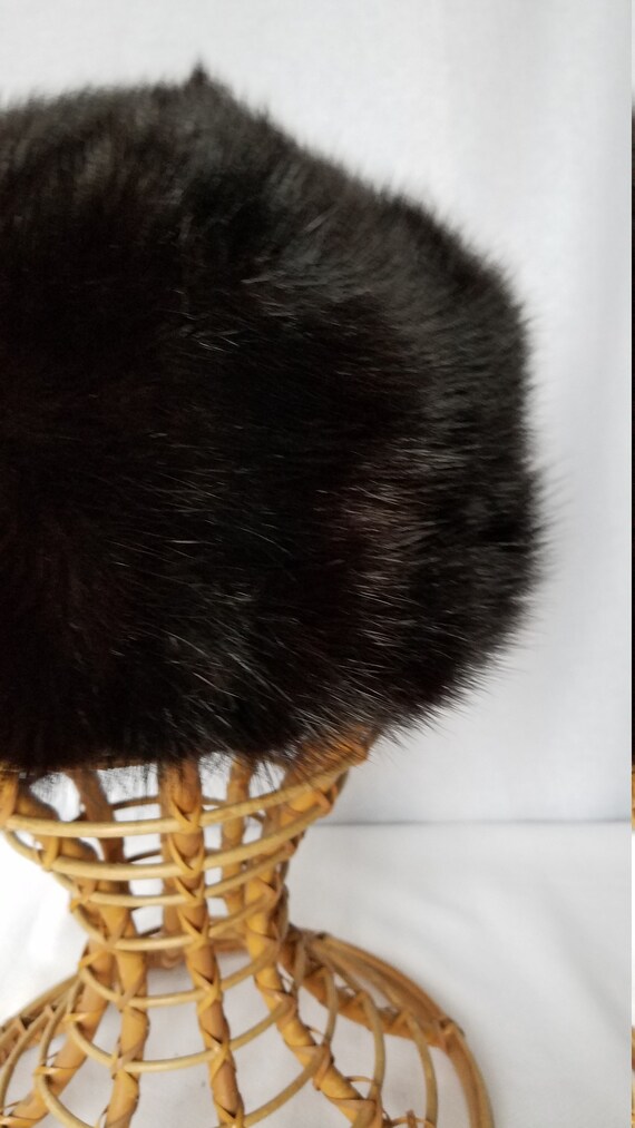 1950's-60's DARK MINK HAT - image 6