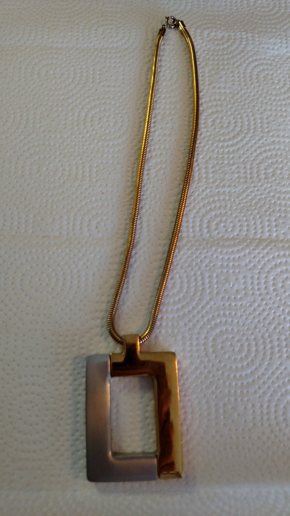 Lanvin Paris Vintage logo pendant - image 5