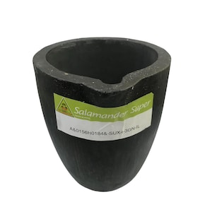 A1/0 - .56 Kg Morgan Salamander Clay Graphite Melting Crucible Gold Silver Brass Copper