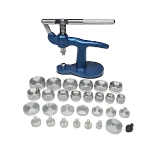 Glass Fitting Machine with 28 Aluminum Dies Premium Quality for Watchmakers | Watch Repair Tools
