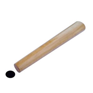 Oval 15&quot; Long Wood Bracelet Cuff Curved Bangle Mandrel - Jewelry Forming Tool