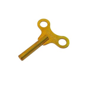 Brass Replacement Clock Key Size 00 / 2.0 mm For Key Wind Clocks - Clock Parts