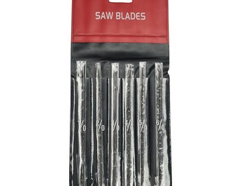 12 Lames De Scie Suisse 5/0 Pour Métaux - Bijouterie - Outils De Coupe - 133 Mm