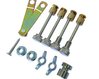 Clock Movement Clamp Assembly Supports Repair Legs Stand Holder Vice Tool | Clock Repair Tools Set of 16