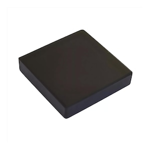 2&quot; x 2&quot; x 1/2&quot; Gold Testing Black Stone - Jewelry Scrap Metal Karat Value Tester