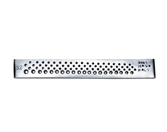 Draw Plate 82 Round Holes - Wire Drawplate Jewelry Craft Shaping Tool 8.1/2"