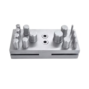 Disc Cutter Circle Shape with 14 Round Punches Size 1/8"- 5/8"