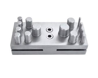 Disc Cutter Circle Shape with 14 Round Punches Size 1/8"- 5/8"