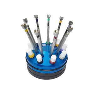 Euro Pro 9 Piece Screwdriver Set with Spare Blades & Swivel Stand