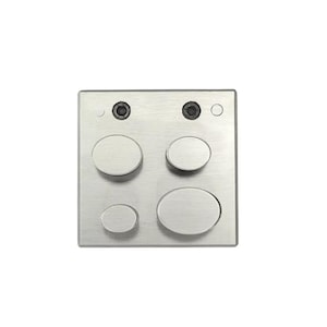 Oval Shape Disc Cutter with Set of 4 Punches- Size 13mm-30mm Jewelry Making Tool
