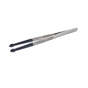 6 inch Pearl Holding Handling Tweezers Rubber Coated - Jewelry Making Tool