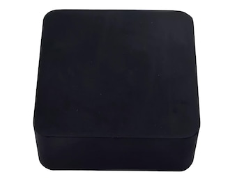 Bench Block Rubber 2-1/2" x 2-1/2" x 1" for Steel Block Dapping | Jewelry Tool