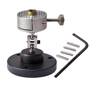 Universal Work Holder Peg Clamp on Base - Jewelers Vise Revolving - Bench Tool