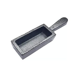 40 oz Cast Iron Loaf Bar Ingot Mold With Handle Melting Gold Silver Copper Scrap