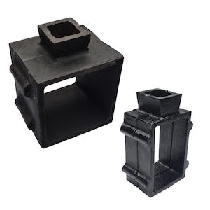 Ensemble de 2 cadres de moules pour flacons en fonte, outils pour flacons de moulage au sable