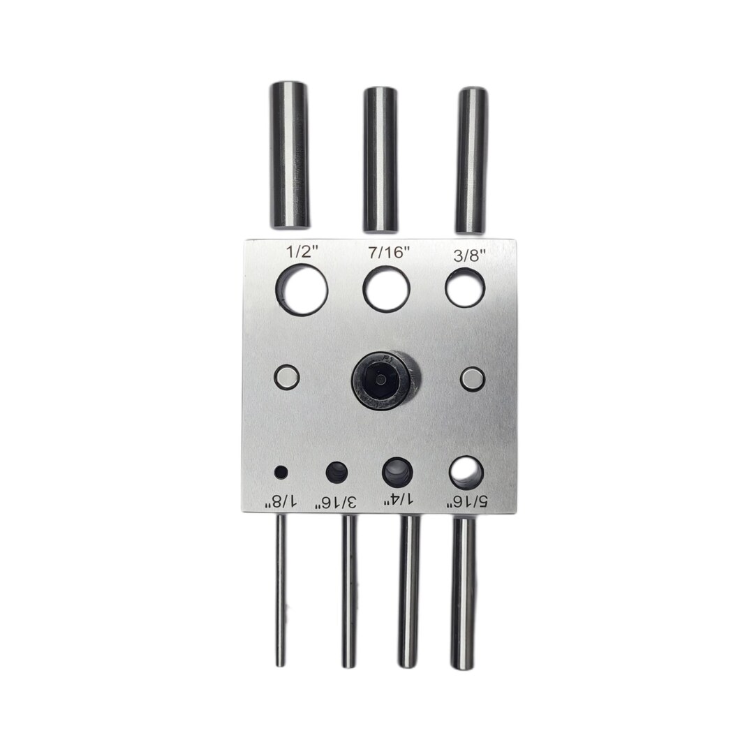 Disc Cutter Precision Round Shape With 7 Punches Size 1/8
