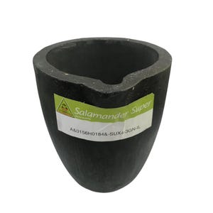 A3/0-.5 kg (Gold) & .3 kg (Silver) Morgan Salamander Clay Graphite Melting Crucible Gold Silver Brass Copper
