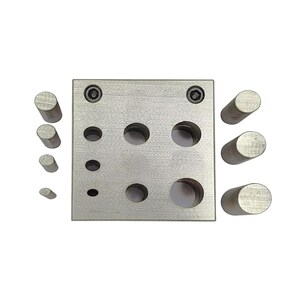 Disc Cutter Exclusive Oval Shape with 7 Punches Size 5/32&quot; - 5/8&quot;