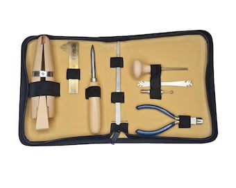 8Pcs Stone Setting Tool Kit Zipper Storage Case for Jewelry Making Crafting Repairing | Jewelry Tools