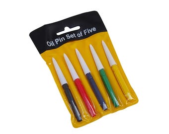 Set of 5 Watch Oiler Oiling Pins - Watch Repair Service Tool