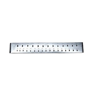 Draw Plate 30 Half Round Holes - Wire Drawplate Jewelry Craft Shaping Tool 8" Long