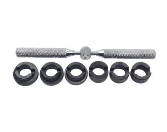 Kit 5 Pièces Outils Horloger : Ouvre-boîtiers De Montre Jaunes - Pour Bijoutiers Et Passionnés