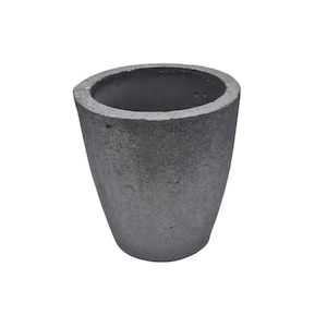 Kein 1,5 -2 KG Ton Graphitgießerei Tiegel Schmelzofen Raffinesse Gold Silber