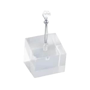 Diamond and Stone Display Stand, Clear Acrylic Straight Holder Jewelry & Gemstone Presentation Display