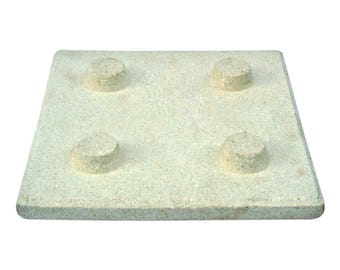 Cordierite Soldering Board 6” x 6” Heat Resistant Jewelry & Electronics Work Surface