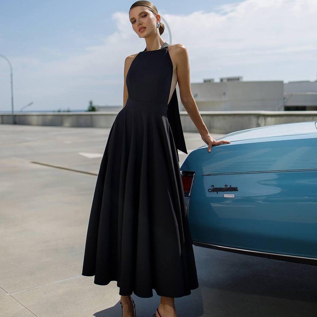 black long cocktail dress AOSHABABI Women's Dresses Elegant Strapless Slit Mermaid Evening Dresses for Wedding Guest : Clothing, Shoes & Jewelry Royal Blue Tea-length Long Sleeve Black Cocktail