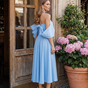 high above the clouds midi dress blue High Above The Clouds Midi Dress Blue