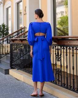 empire waist silk dress Prom Long with Lace Back Titanium Wide Pin Black Color:Navy x-colourCode:DEEP PURP TAKING CARE