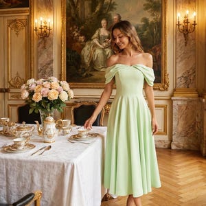 strapless open back dress Rent Keepsake The Label Pistachio Blossom Blaze Midi Dress main image 1