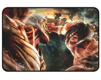 Aanval op Titan Gaming MousePad - Schattig gloednieuw Anime Style Design van Eren Yeager - Esthetische 12x18 Gaming MousePad/Bureaumatten
