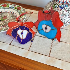 Stained Glass Evil Eye, Spiritual Window Decor, Evil Eye Gift Idea, Evil Eye Suncatcher, Protection Home Decor, Evil Eye Gift Idea
