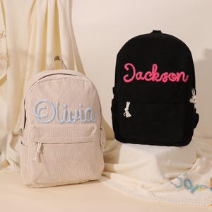 Sac à dos personnalisé pour tout-petit, Sacs pour tout-petit personnalisés, Sac à dos préscolaire, Cartable pour bébé avec nom, Adorable cartable pour bébé, Cadeau d'école pour enfants
