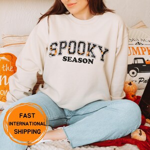 Spooky Season Sweatshirt, Halloween Sweatshirt, Spooky Vibes, Unisex Sweatshirt, Halloween Sweater, Spooky Vibes Shirt, Funny Halloween