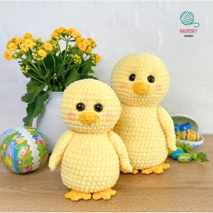 Häkelanleitung - Original Plüsch Huhn, Huhn Häkelanleitung, Huhn Amigurumi Anleitung, Anfänger Amigurumi, PDF in englisch